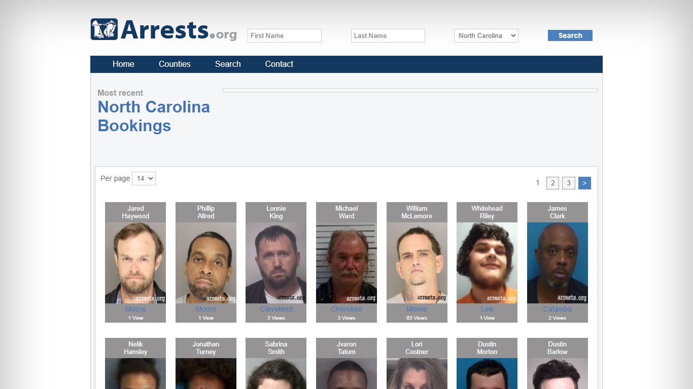 North Carolina Arrests and Inmate Search